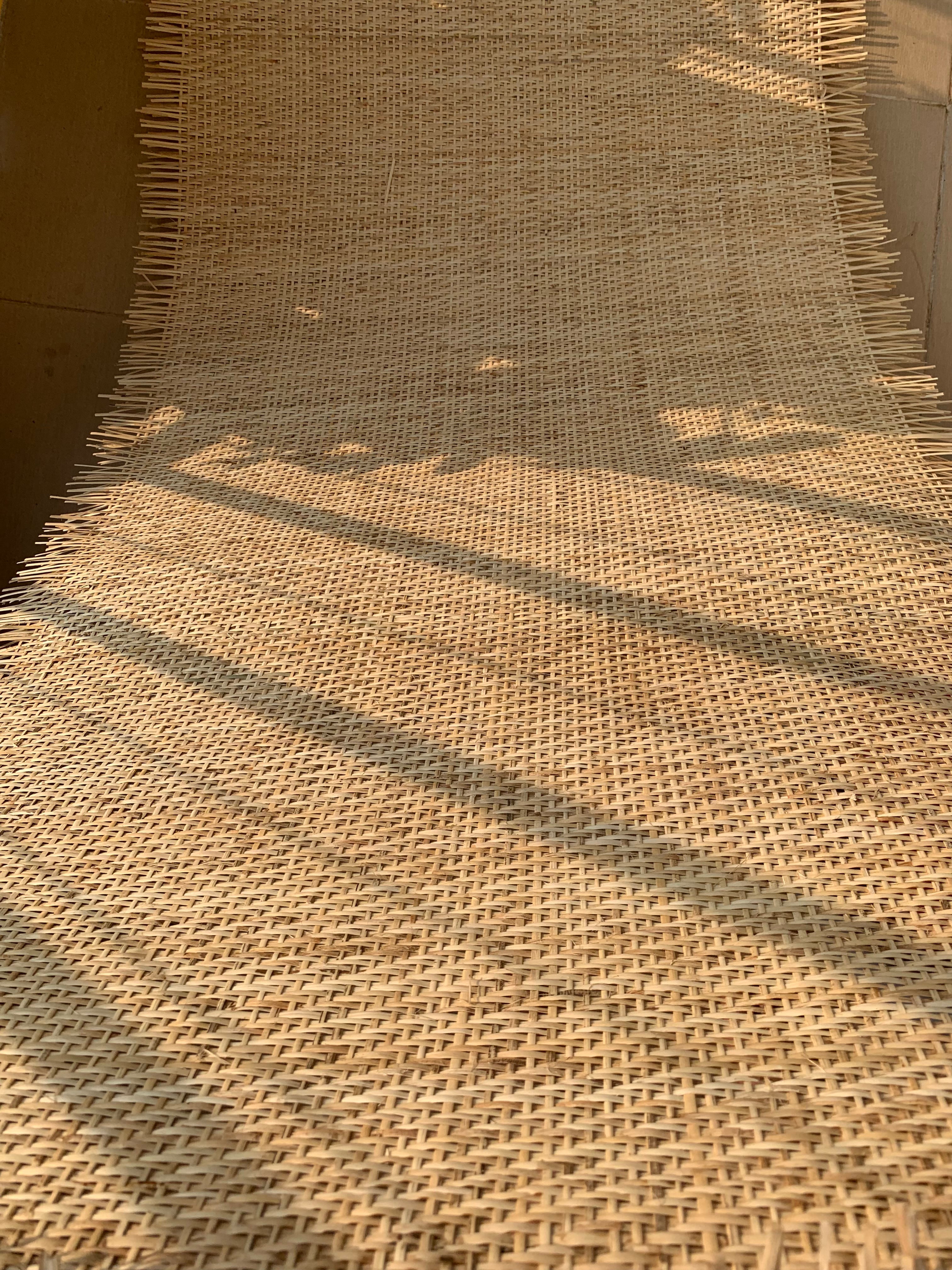 Width 18”/24” Light/Cream Closed Cane Webbing, Premium Woven Mesh For DIY Project, Cut to Feets