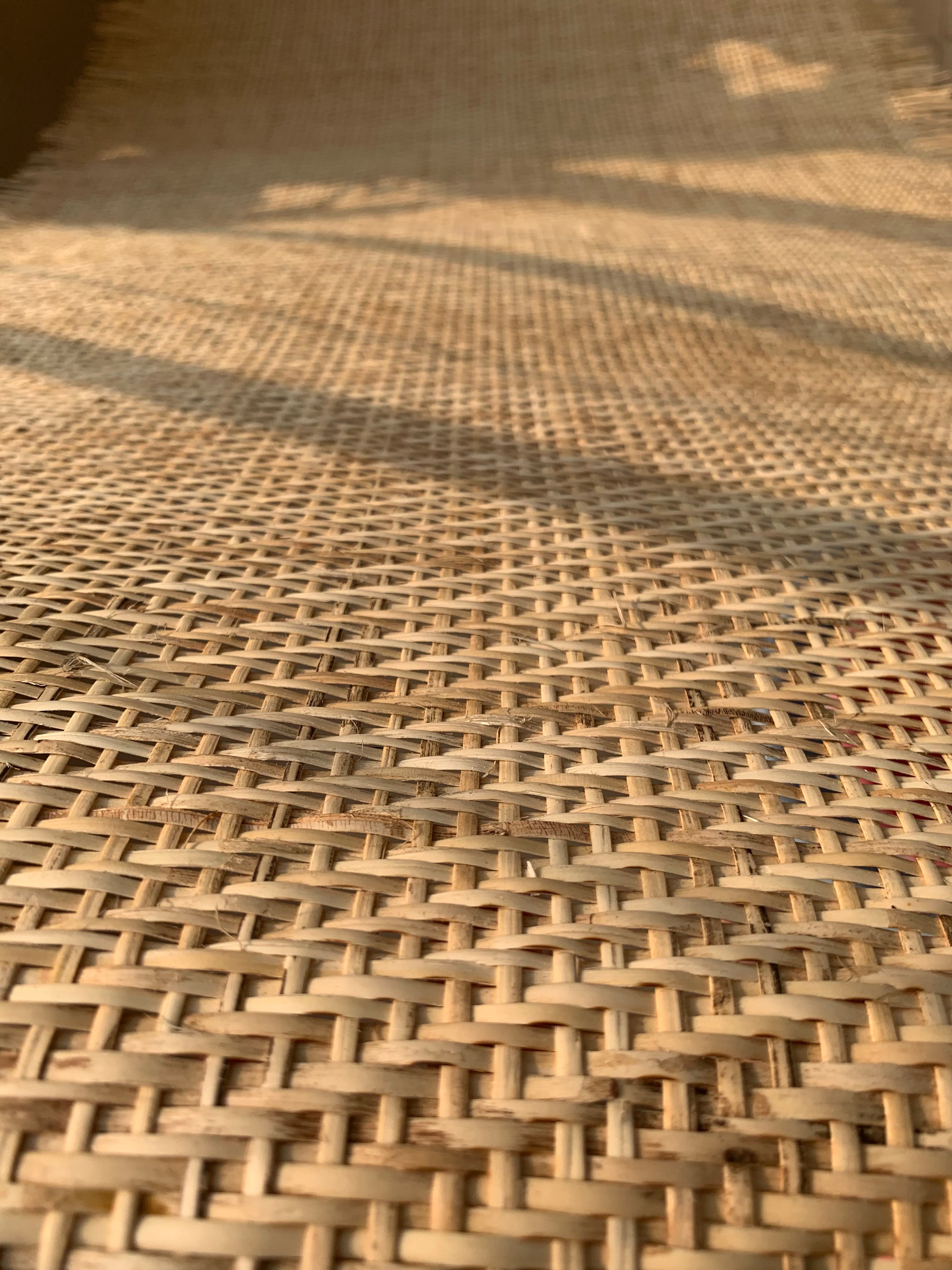Width 18”/24” Light/Cream Closed Cane Webbing, Premium Woven Mesh For DIY Project, Cut to Feets