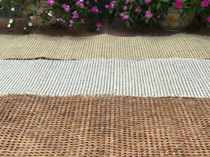 Width 18/24/36 inches Dark hexagon rattan cane webbing/ Premium cane webbing roll for DIY project/ For cabinet/ Rattan Console/ Cut to feet