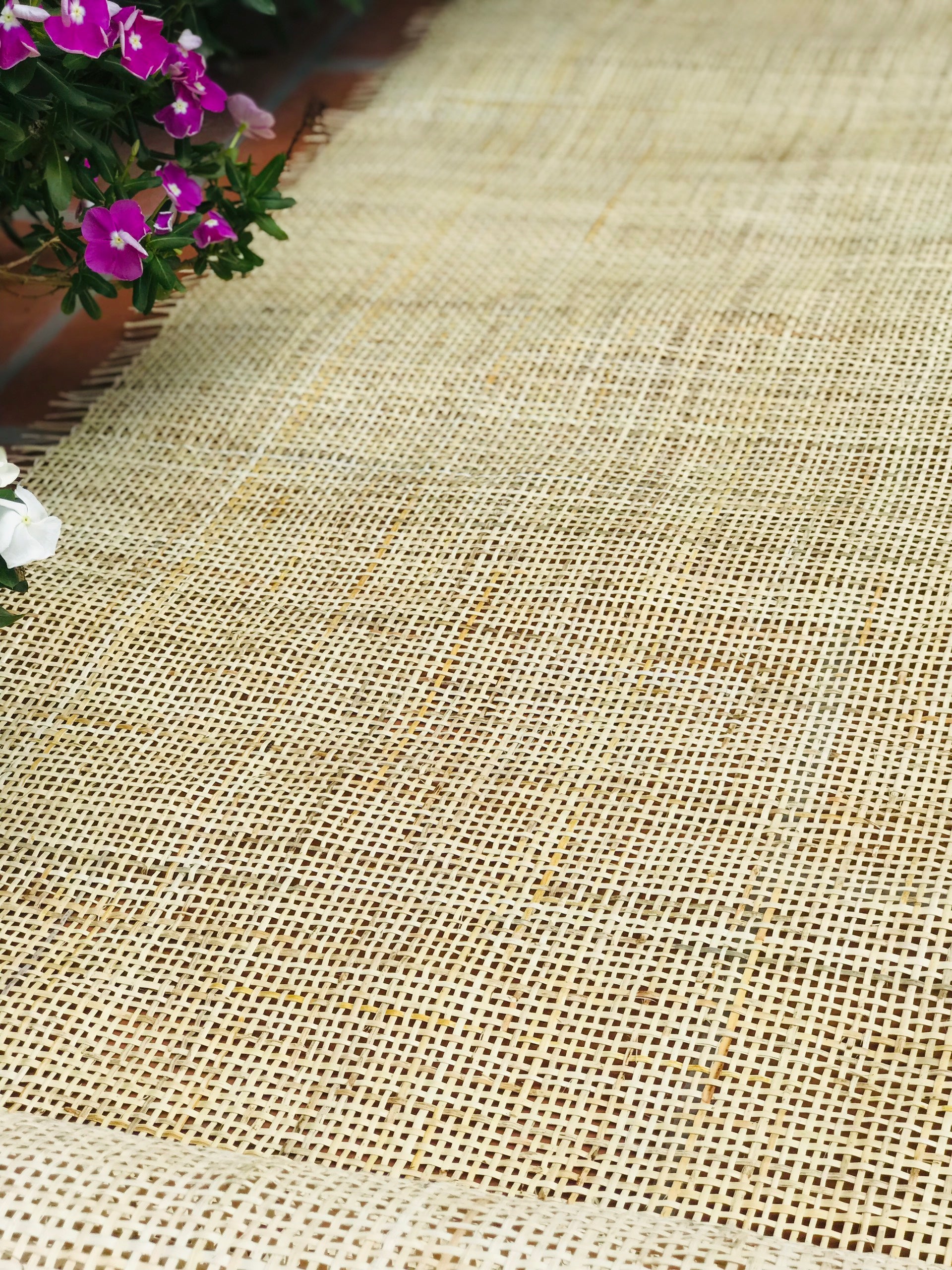 Cane Webbing 18''/20"/24''/36'' Width Natural Cream Radio Cane Webbing Woven Mesh Webbing Unbleached Weave For Crafts/ Furniture, DIY Project