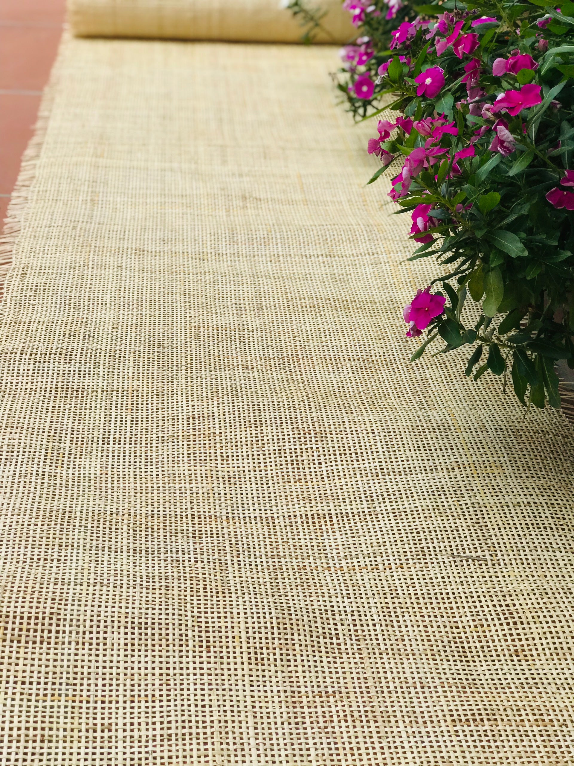 Cane Webbing 18''/20"/24''/36'' Width Natural Cream Radio Cane Webbing Woven Mesh Webbing Unbleached Weave For Crafts/ Furniture, DIY Project