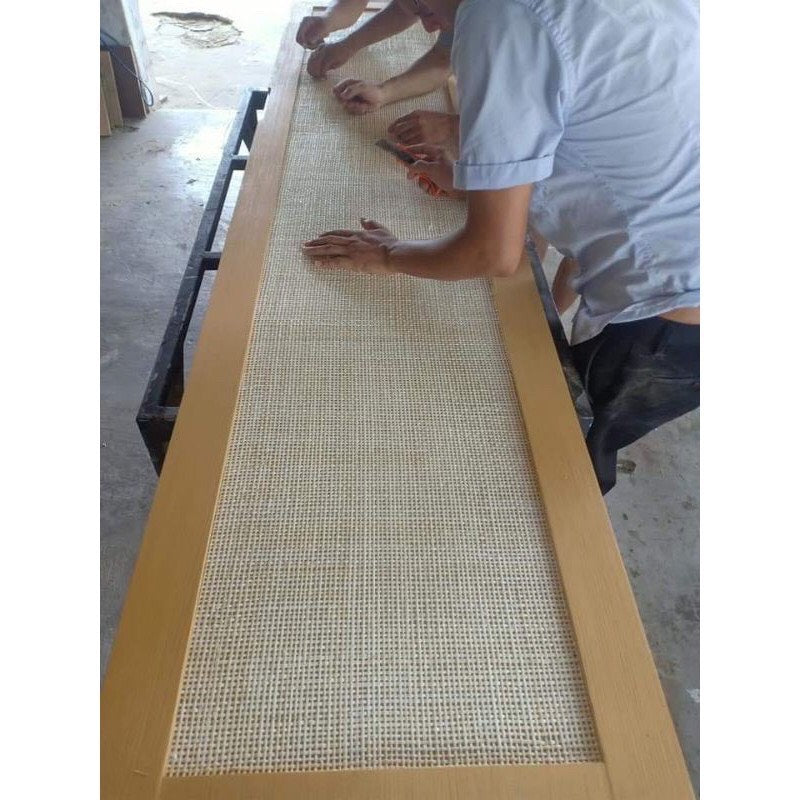 Cane Webbing 18''/20"/24''/36'' Width Natural Cream Radio Cane Webbing Woven Mesh Webbing Unbleached Weave For Crafts/ Furniture, DIY Project