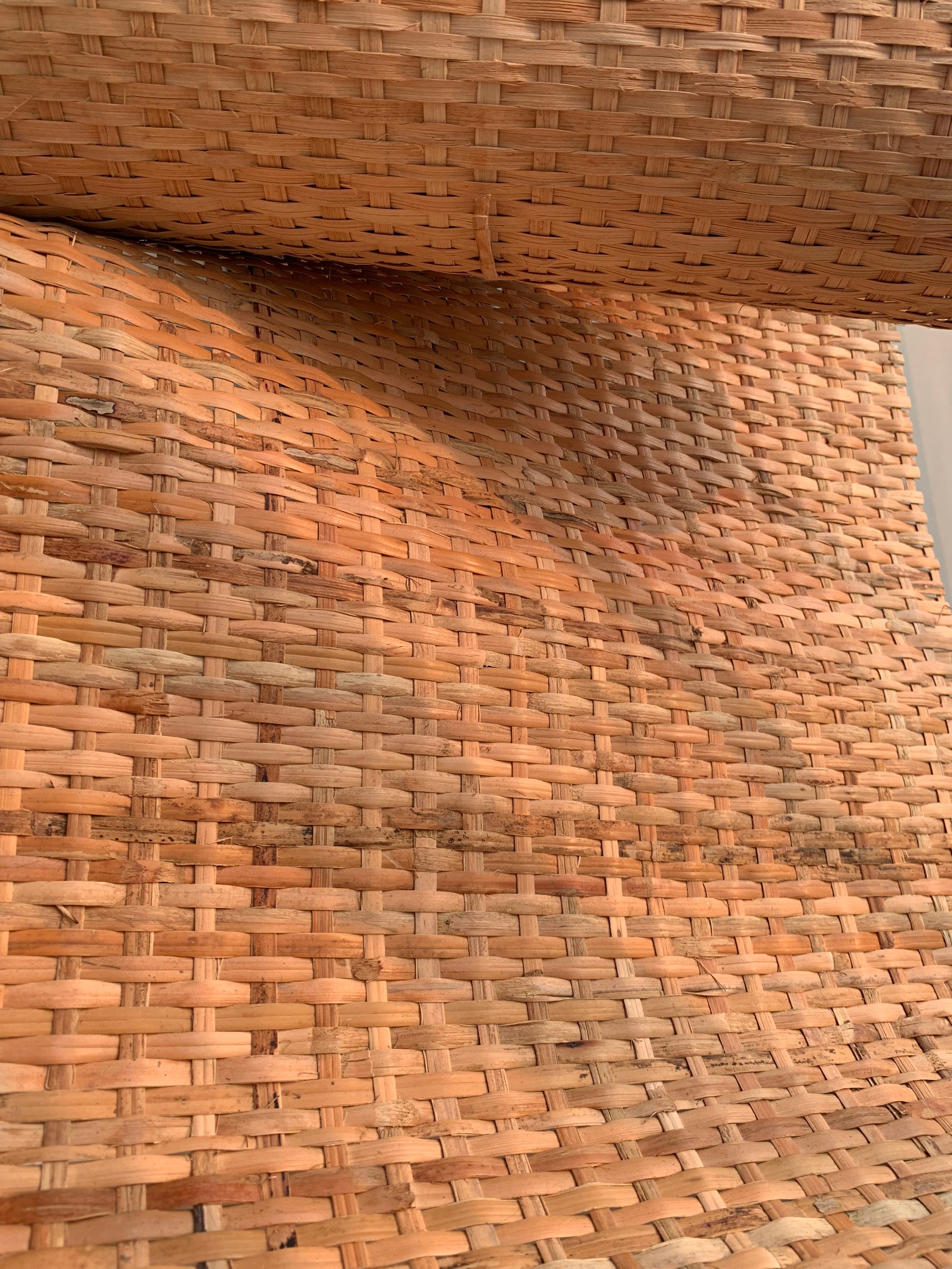 Width 18”/24”/ 36'' Dark Closed Cane Webbing, Premium Woven Mesh For DIY Project, Cut to Feets