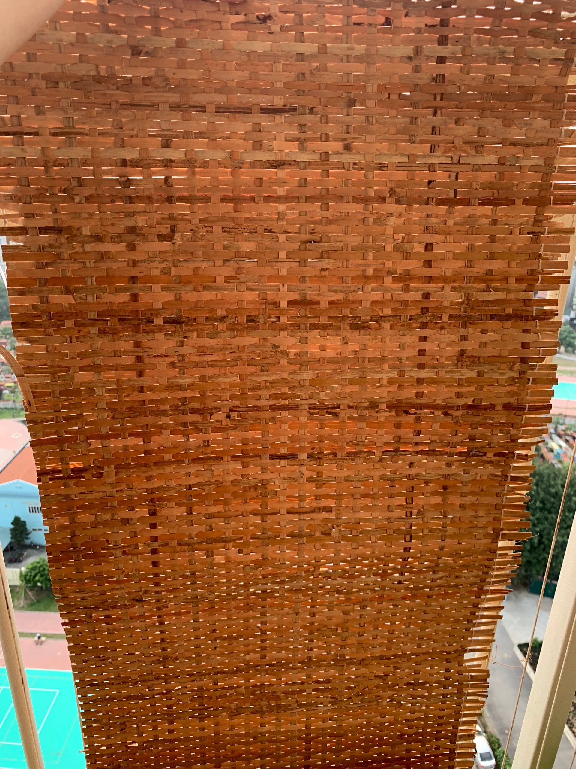 Width 18”/24”/ 36'' Dark Closed Cane Webbing, Premium Woven Mesh For DIY Project, Cut to Feets