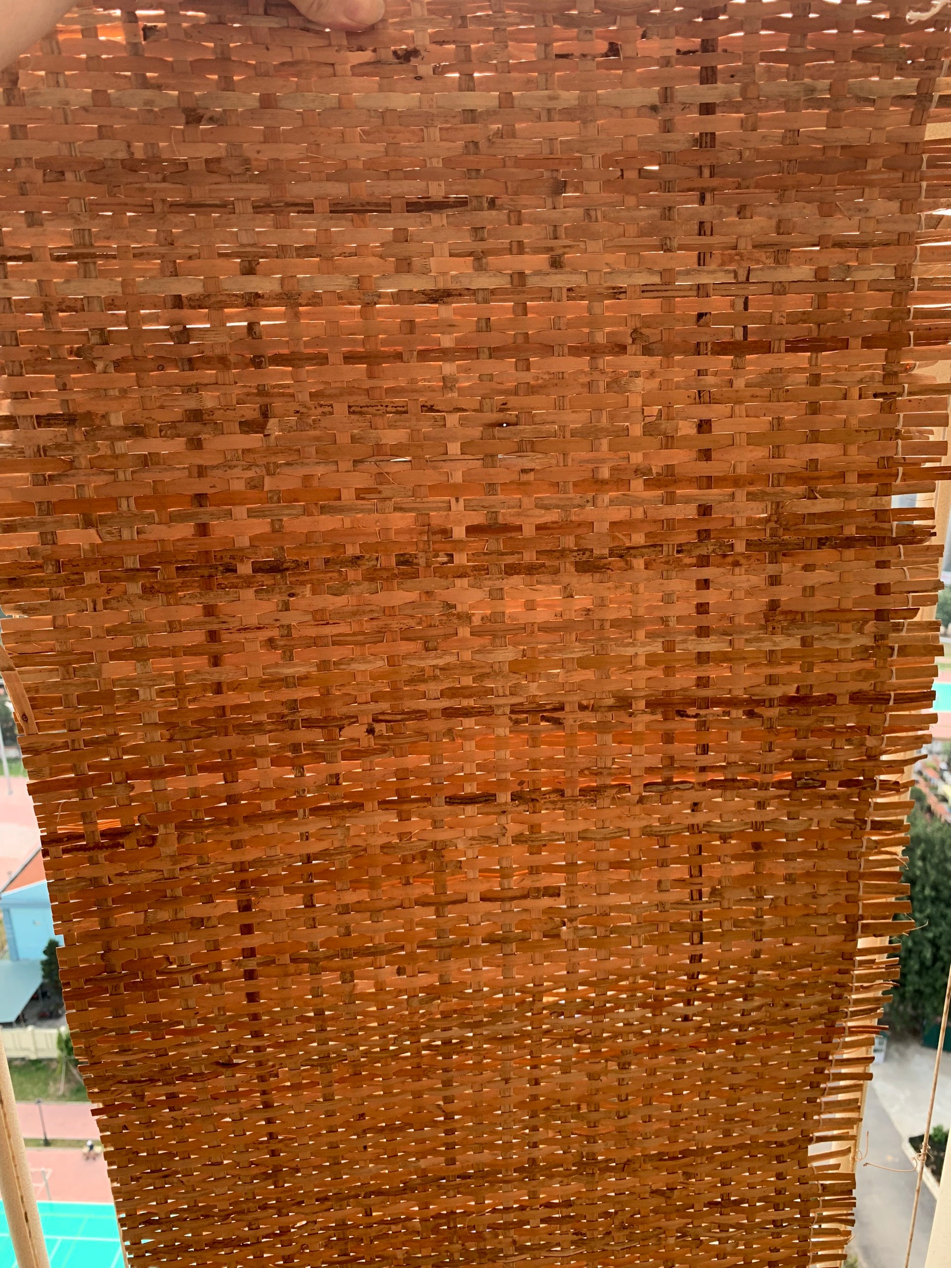 Width 18”/24”/ 36'' Dark Closed Cane Webbing, Premium Woven Mesh For DIY Project, Cut to Feets