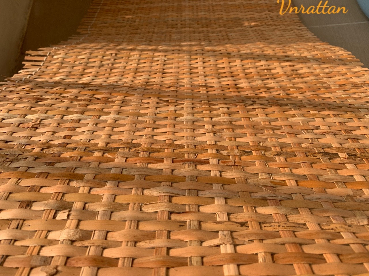 WIDTH 18 Dark Natural Radio Rattan Cane Mesh Webbing Roll/caning Material  for Cane Furniture, Restoration and DIY Project Cut to Feet 